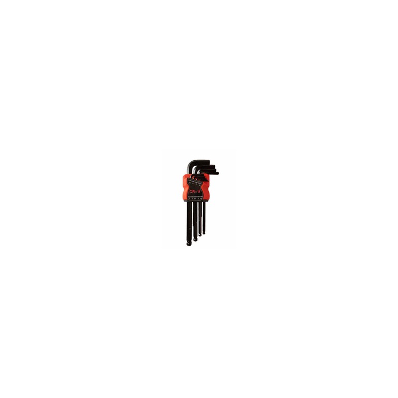 Hex Key Metric 9 Piece Set (1.5mm to 10mm)