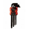 Hex Key Metric 9 Piece Set (1.5mm to 10mm)