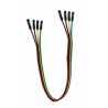 Dupont Single Pin, 4 wire, F-F Cable - 2 pack