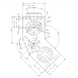 135 Degree Bracket (2 pack)
