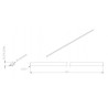 6mm x 432mm D-Shaft (2 pack)