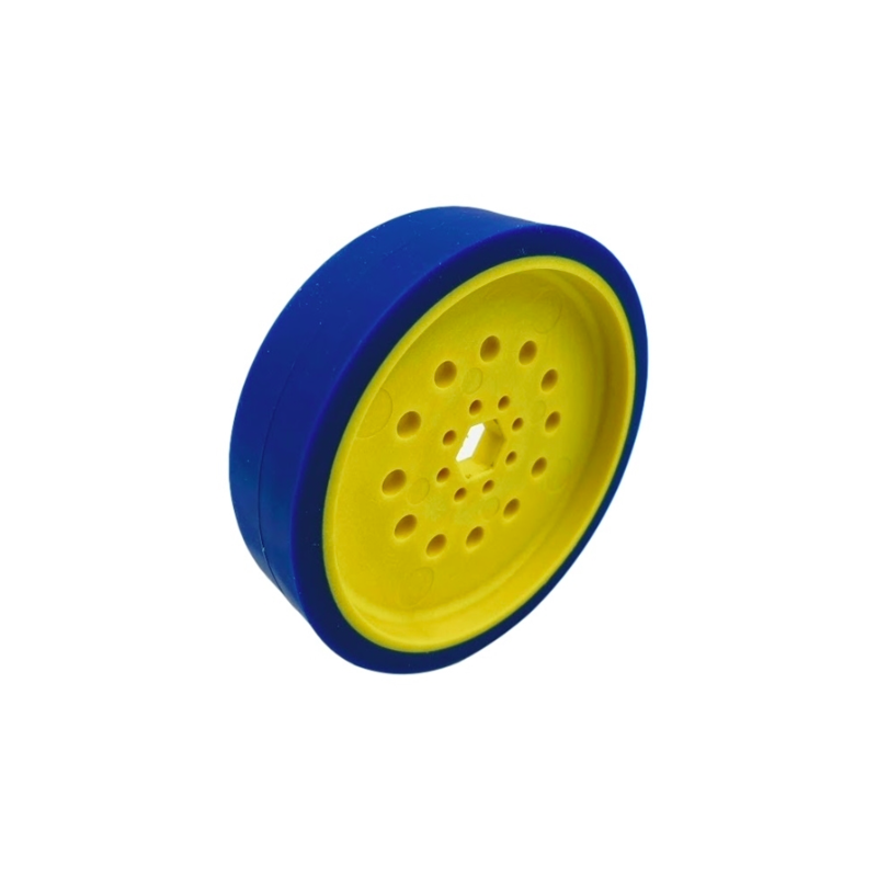 100mm Drive Wheel - 50A - 25mm wide - 1/2" Inner Hex - Blue 100mm Drive Wheel - 50A - 25mm wide - 1/2" Inner Hex - Blue