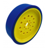 100mm Drive Wheel - 50A - 25mm wide - 1/2" Inner Hex - Blue 100mm Drive Wheel - 50A - 25mm wide - 1/2" Inner Hex - Blue