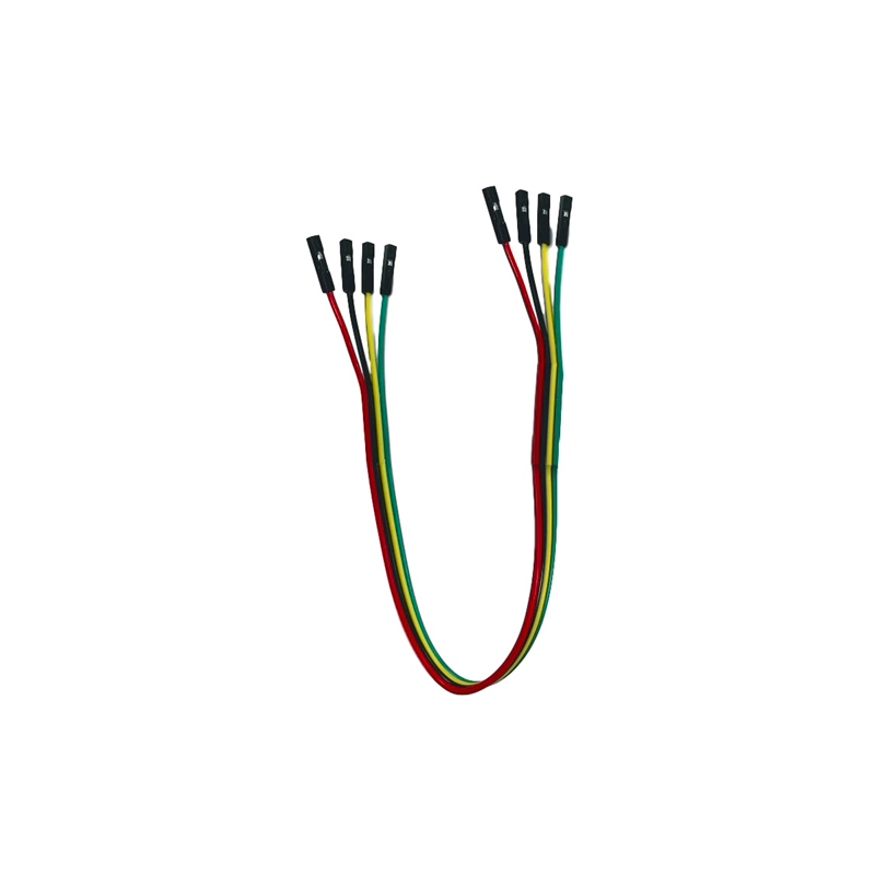 Dupont Single Pin - 4 wire - female to female cable - 22AWG (2 pack)