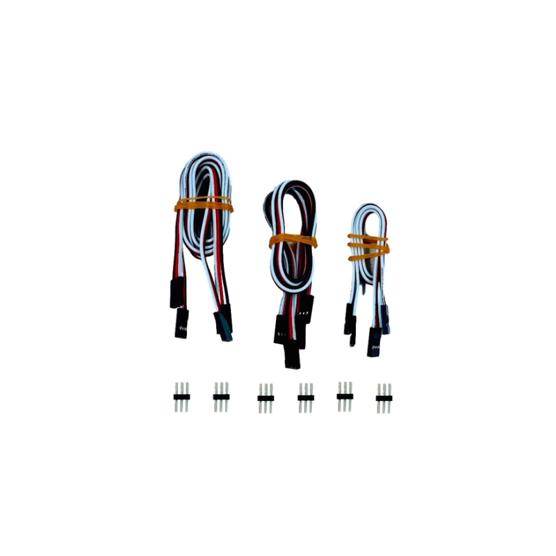 PWM cable Set - TJC8 3 pin - 22AWG - F-F - 12 pcs