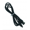 USB Cable, Type A to Micro-B, Black, 1M