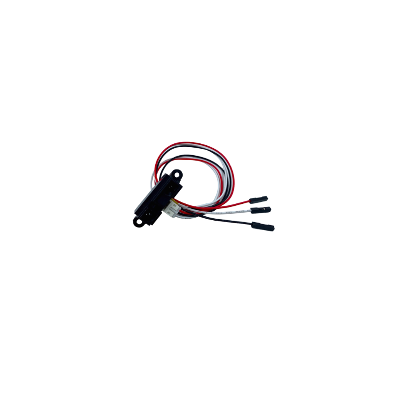 IR Range Sensor (10 cm to 80 cm) w/I2C female to TJC8 female cable
