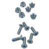 M3 x 10mm Low Profile Screw with Kep Nut (6 pack)