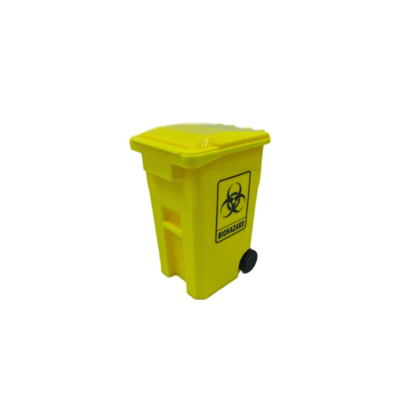 Biohazard Waste Bin (Yellow)