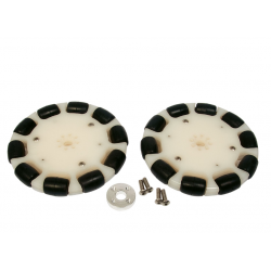 WSR 101mm(4") Omni Wheels - 2 pack